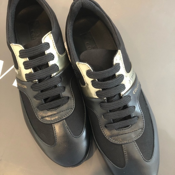 Versace Collection Other - Versace Men’s / Boy’s Sneakers Black/Gold NWT